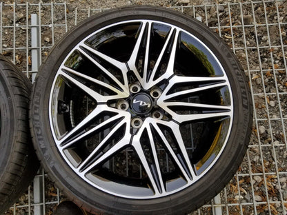 2021 2022 Kia Stinger Rear Alloy Wheel Rim 19x8.5 And Tire 255/35 R19 OEM 2pcs