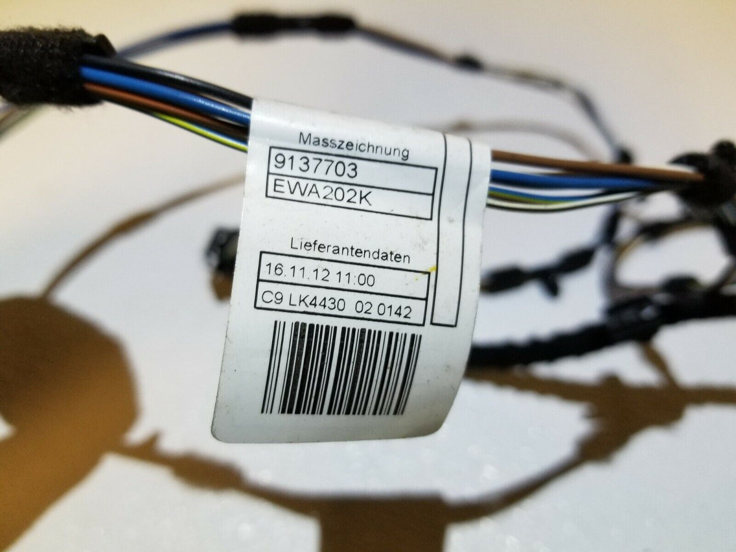 10 11 12 13 Mini Cooper R56 Front Left Driver Door Wire Harness OEM