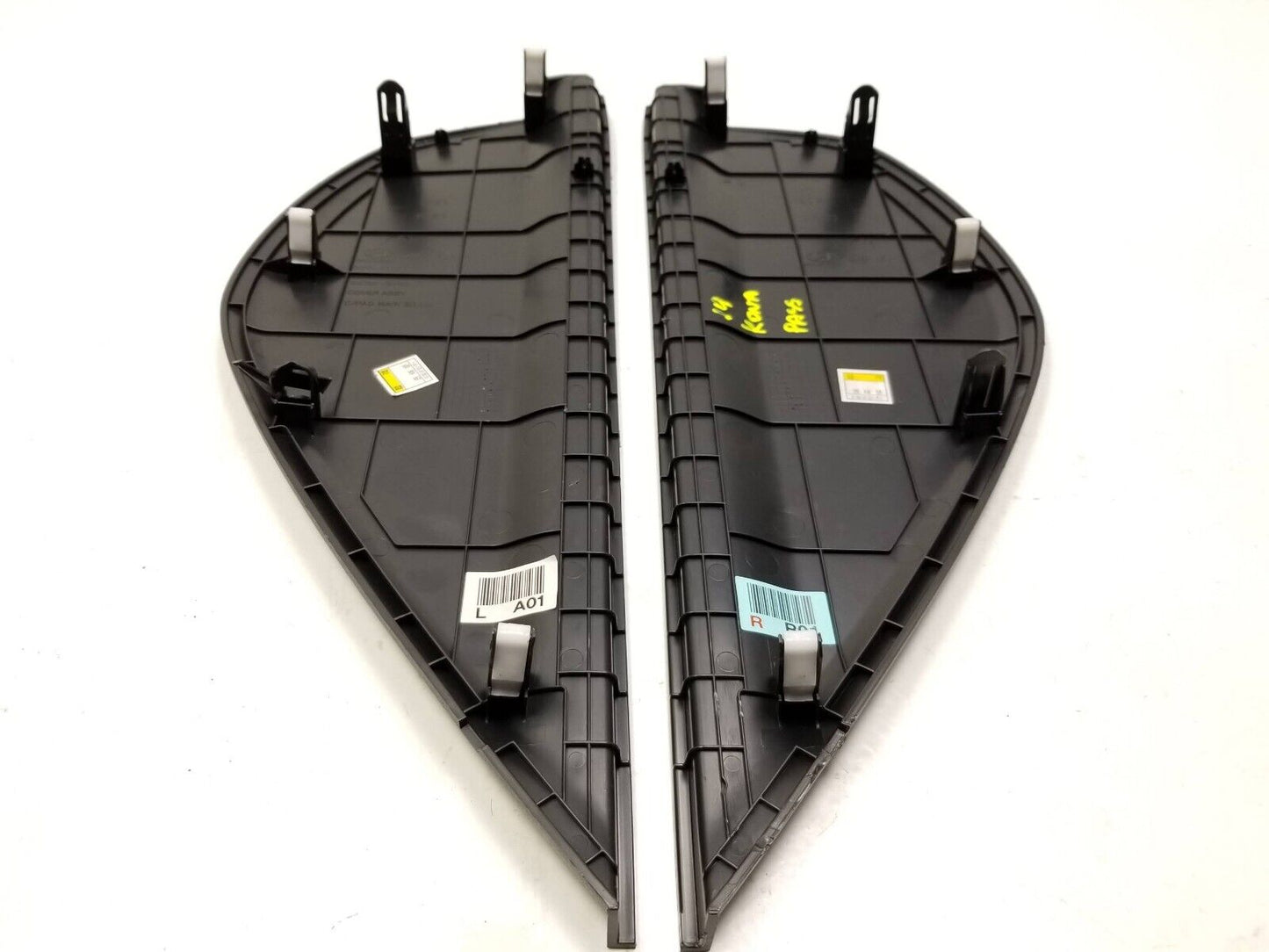 18-21 Hyundai Kona Dash End Cap Cover Trim Pair OEM 29k Miles