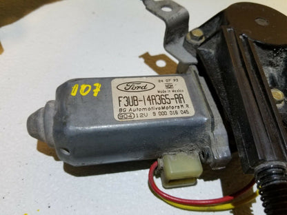 97 1997 Ford E150 Gulf Stream 5.8l Right Front Window Regulator Motor OEM #107