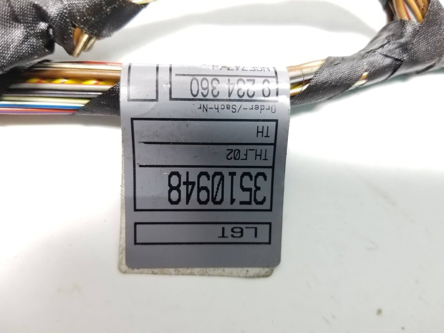 09 10 11 12 BMW 750li Rear Left Driver Side Door Wire Harness OEM
