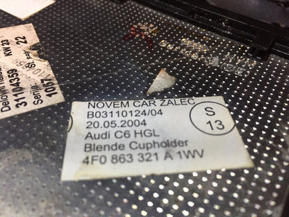 05 06 07 08 Audi A6 C6 Console Armrest Lid Cover Top OEM 4f0863321a1wv OEM