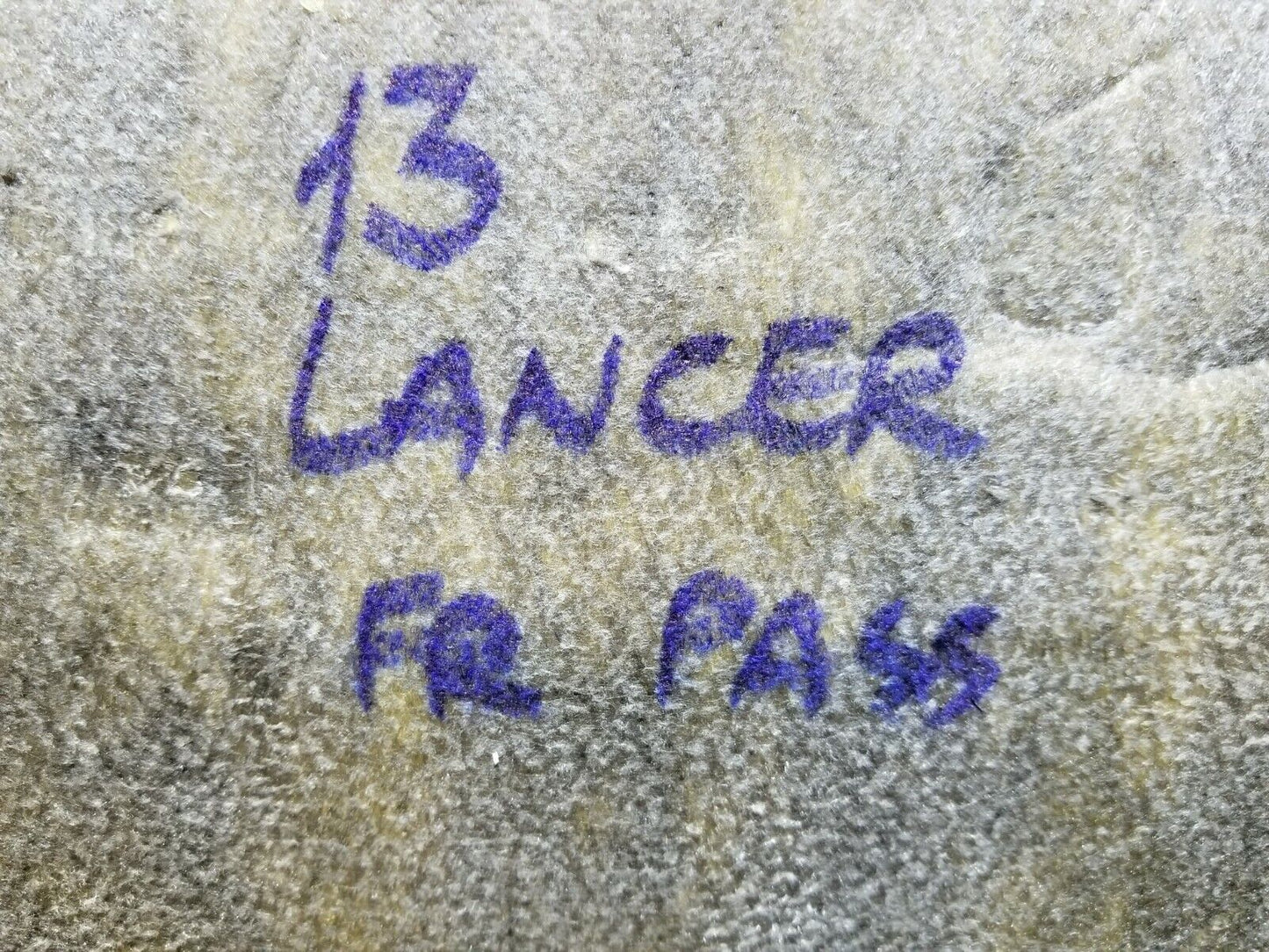 10 11 12 13 14 15 Lancer Front Right Passenger Seat Lower Cushion OEM 56k Miles