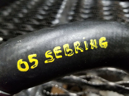 04 05 06 Chrysler Sebring Convertible 2.7l Radiator Hose Pipe OEM