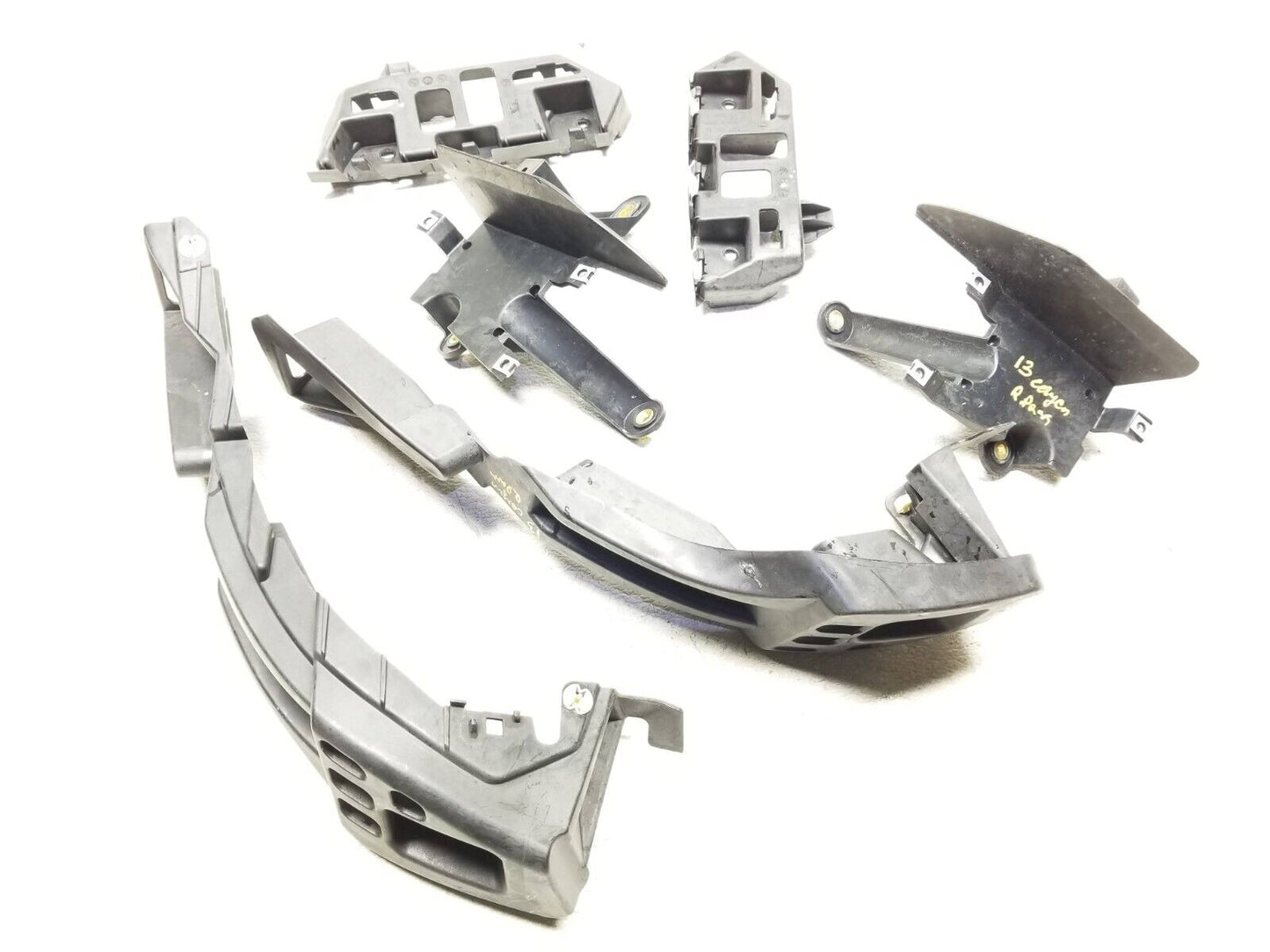 11 12 13 14 Porsche Cayenne Rear Bumper Mount Bracket Right & Left 6pcs OEM