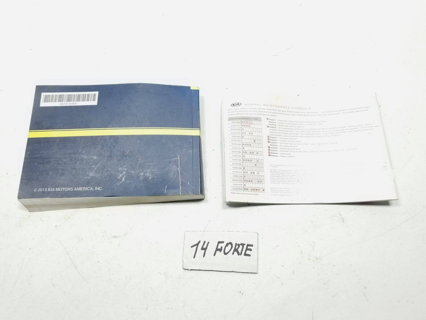 2014 Kia Forte Owner's Manual Book OEM 73k