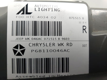 14 15 16 17 Jeep Grand Cherokee Passenger Right Inner Tail Light OEM