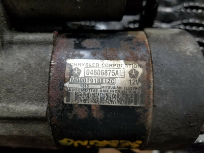 04 05 06 Chrysler Sebring Convertible 2.7l Starter Motor OEM