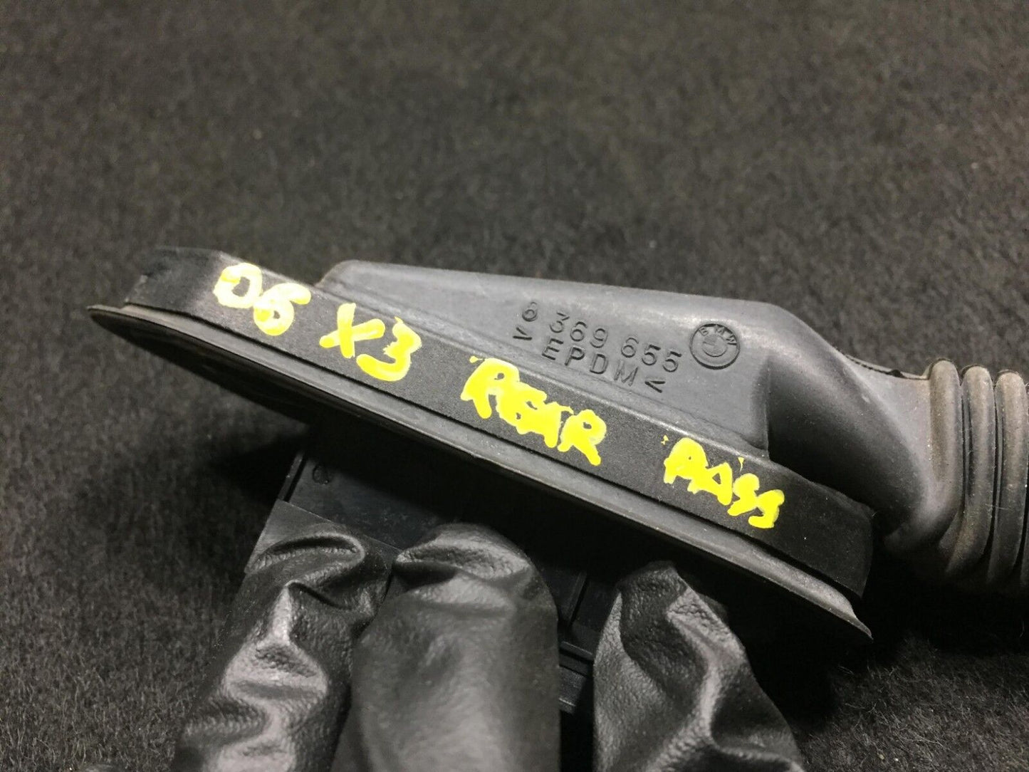 04 05 06 BMW X3 E83 Rear Right Pass Side Door Wire Wiring Harness OEM D34