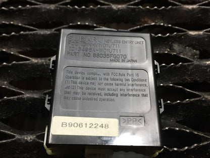08 09 10 Subaru Impreza 2.5l Theft-locking Ecu Ecm Computer 88035fg070 OEM