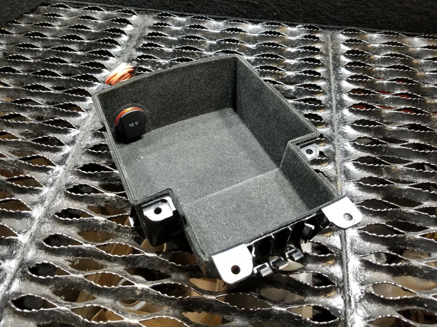 13 14 15 Audi A4 Center Console Storage Bin 12v Power Outlet OEM