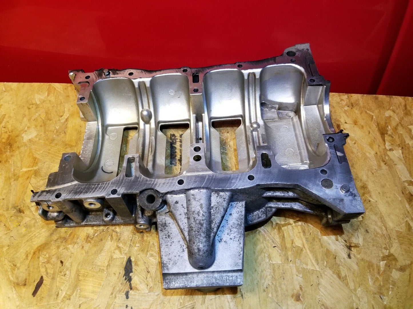 10 11 12 13 Mitsubishi Lancer 2.0l Engine Upper Oil Pan OEM 56k Miles