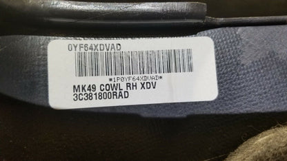 12 13 14 15 16 Jeep Patriot Right Passenger Side Cowl Panel Trim OEM