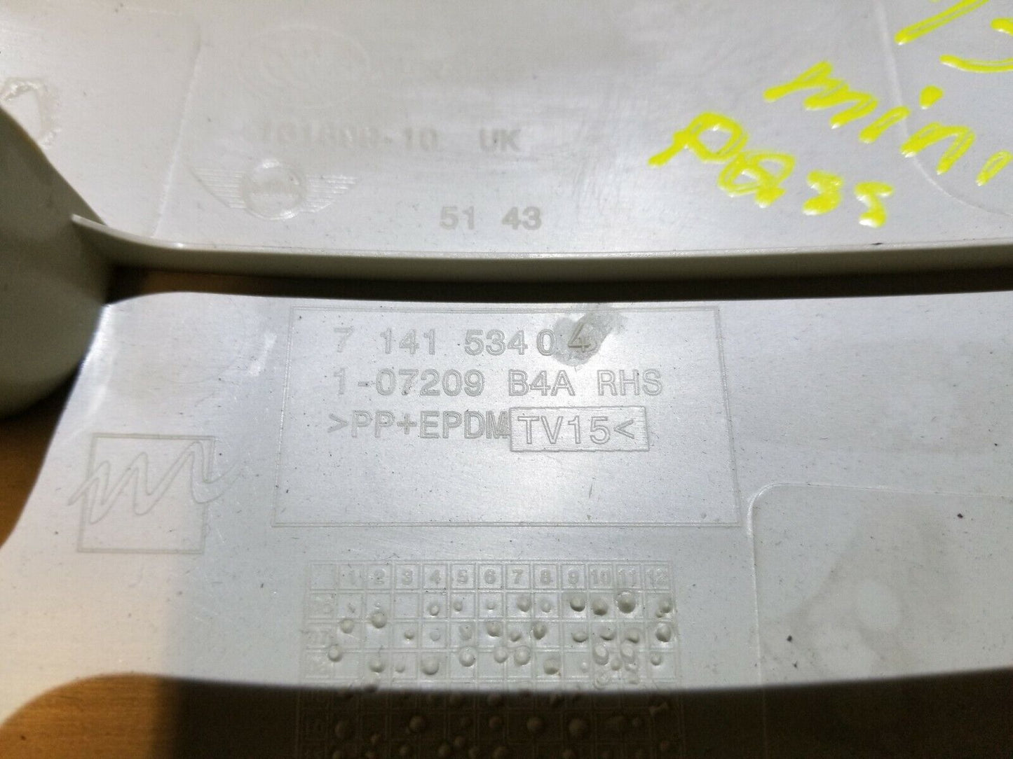 10 11 12 13 Mini Cooper R56 C Pillar Trim Cover Panel Right Passenger Side OEM