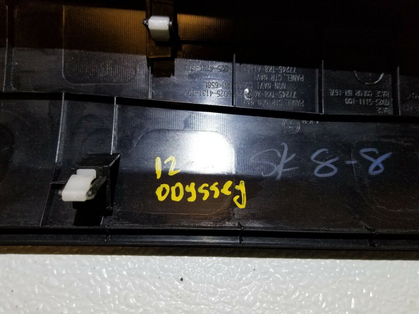 11 12 13 Honda Odyssey Instrument Panel Dash Visor Trim Cover OEM