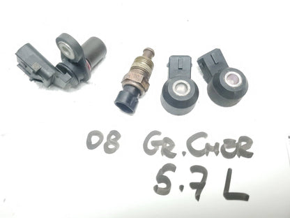 06 07 08 Jeep Grand Cherokee 5.7l Knock Krank Temp Sensor 4pcs OEM