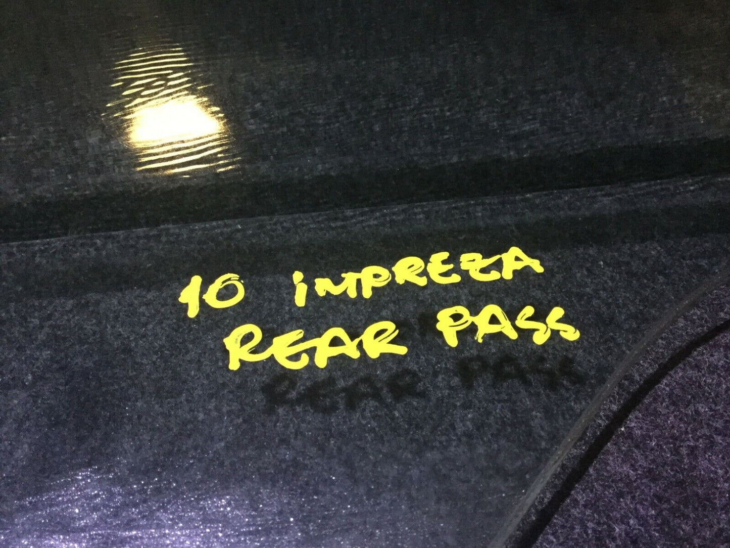 08 09 10 Subaru Impreza Sedan Rear Right Pass Side Door Window Glass OEM