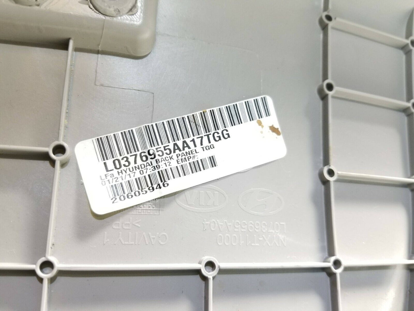 15 16 17 Hyundai Sonata Front Left Driver Seat Rear Back Trim Cover OEM