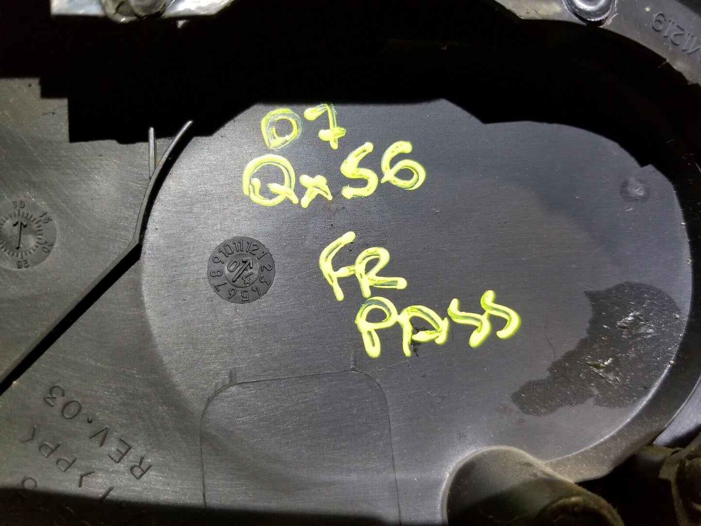 04 05 06 07 Infiniti QX56 Front Right Passenger Seat Trim Cover OEM
