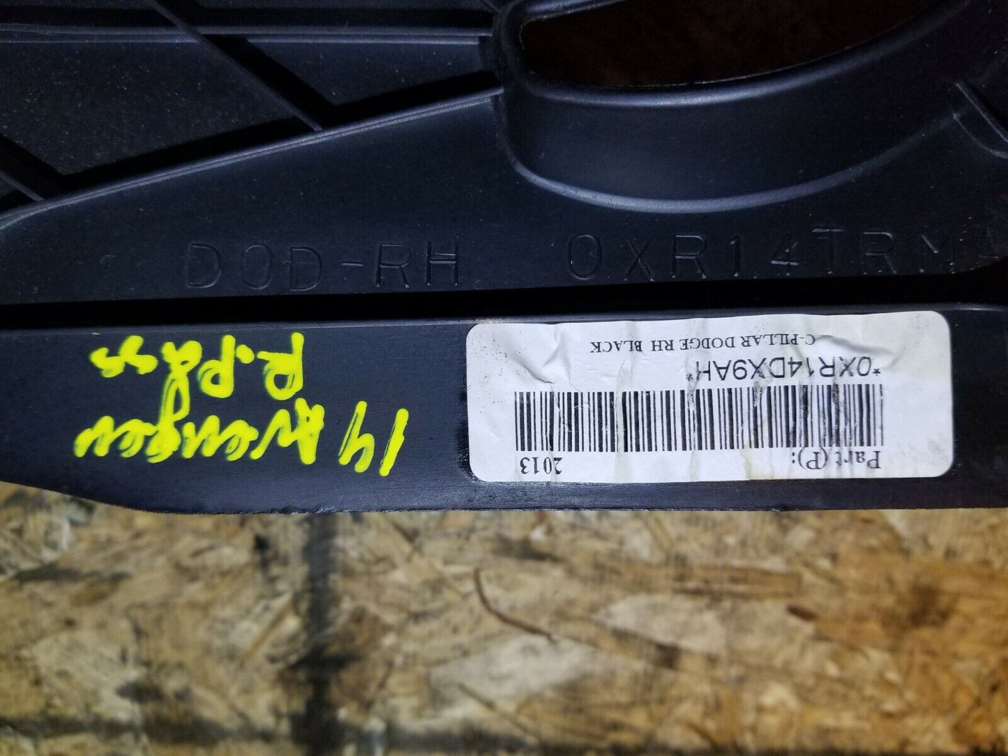 11 12 13 14 Dodge Avenger Rear Right Pass Side Upper C Pillar Trim Panel OEM