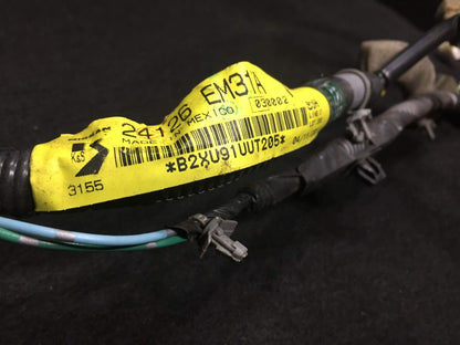 2007-2012 Nissan Versa Rear Right Pass Side Door Wire Harness 24126em31a OEM