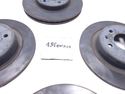 18 - 21 Chevrolet Equinox Brake Disk Rotor Front & Rear 4pcsoem