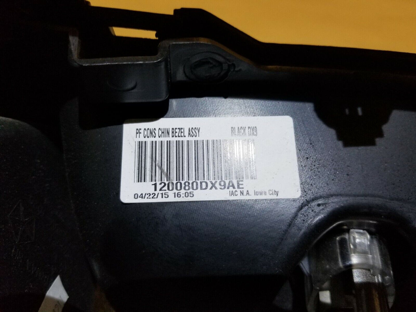 13 14 15 16  Dodge Dart AC Climate Control Panel Bezel Trim Ome 76k