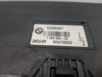 09 10 11 12 BMW 750li Engine Radiator Coolant Condenser Fan Assembly OEM