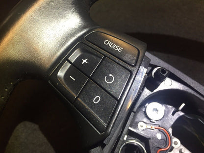 05 06 07 08 09 10 11 Volvo S40 Steering Wheel Cruise Voice Control Leather OEM