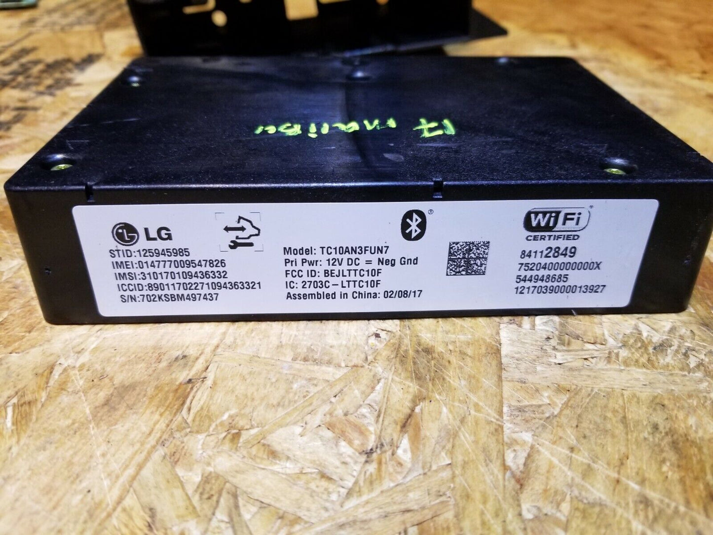 16 17 18 19 Chevrolet Malibu Onstar Control Module Ecm Communication OEM 3k