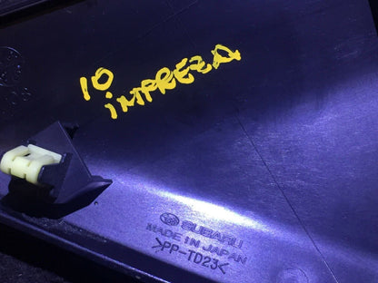 08 09 10 Subaru Impreza Dash End Cover Cap Passenger Side OEM D43