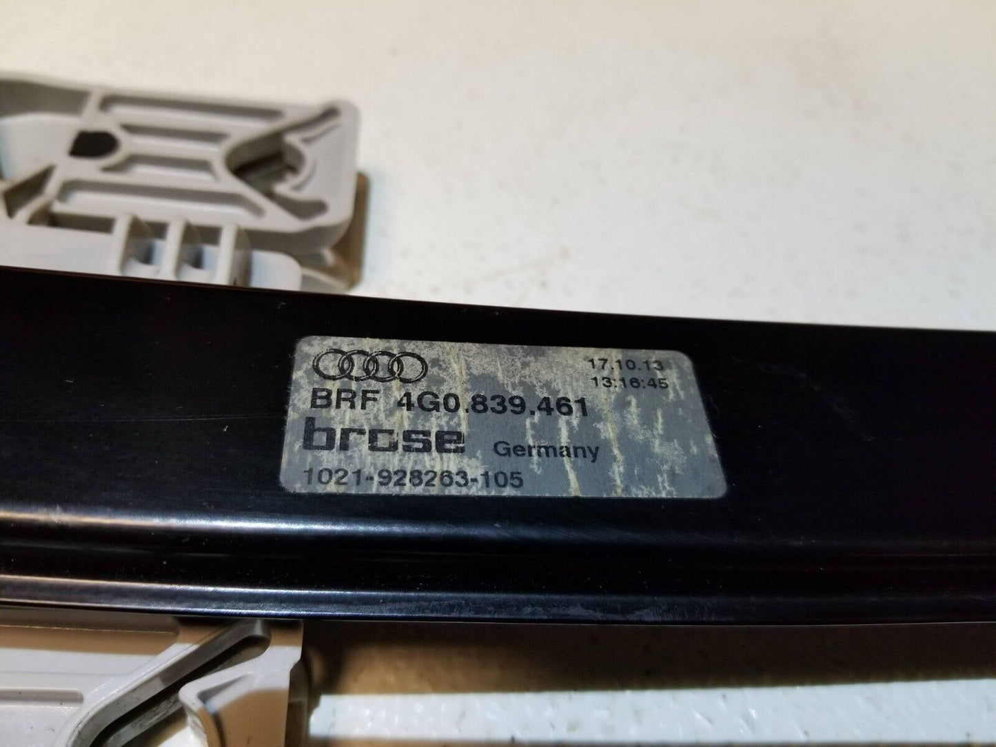 12 13 14 15 Audi A6 Rear Left Driver Side Door Window Regulator OEM