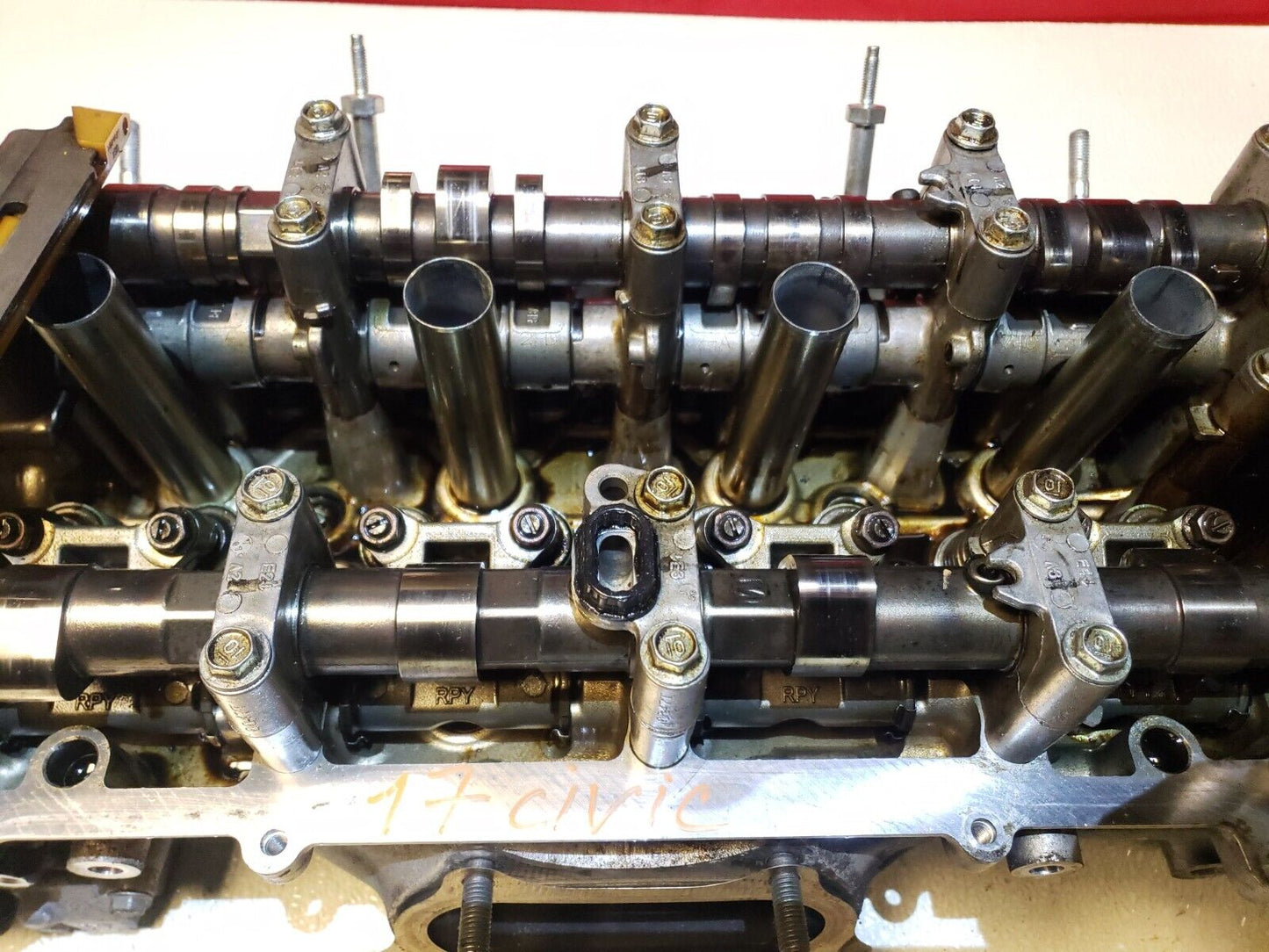 16 17 18 19 20 Honda Civic 2.0l Engine Cylinder Head OEM 51k