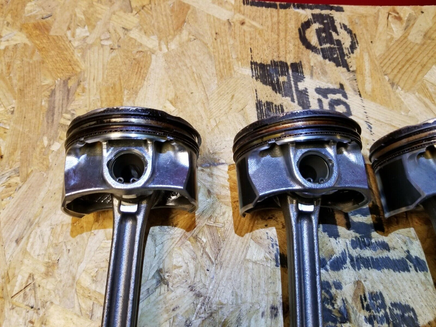 16 17 18 Nissan Sentra 1.8l Piston W/ Connecting Rod 4pcs Std: Size OEM 8k Miles