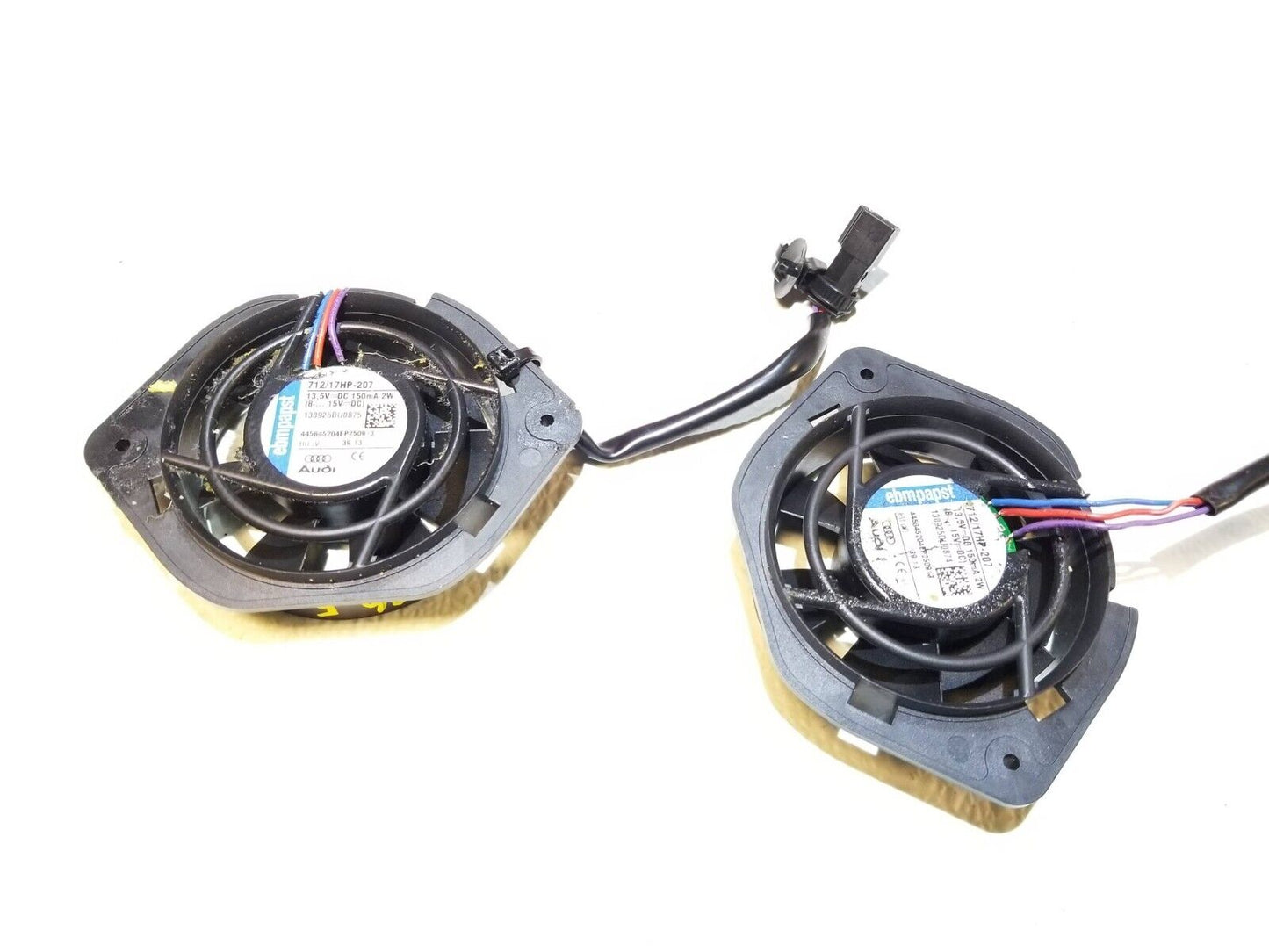 12 13 14 15 Audi A6 Front Right Passenger Seat Cooling Fan 2pcs OEM