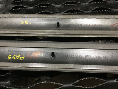 03 04 05 06 Audi A4 B6 Cabrio Rear Quarter Panel Trim Molding 2pcs