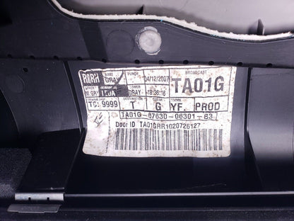 06 07 08 09 Toyota Camry Rear Door Panel Trim Right Passenger Side OEM