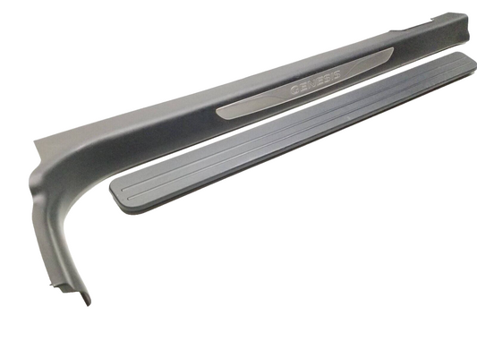 2013 - 2016 Hyundai Genesis Front Door Sill Scuff Plate Trim Driver Left 2pc OEM