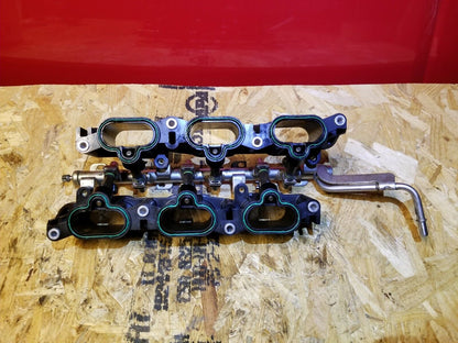 06 07 08 09 Mercury Milan 3.0l Fuel Rail W/ Intake Manifold OEM 71k