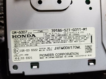 11 12 13 14 15 16 Honda Cr-z Pioneer Amplifier Amp 39186-szt-g011-m1 OEM 82k