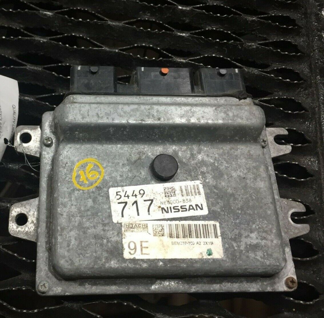 2013 Nissan Versa 1.4l Brain Engine Control Module Nec000-838 OEM 30k