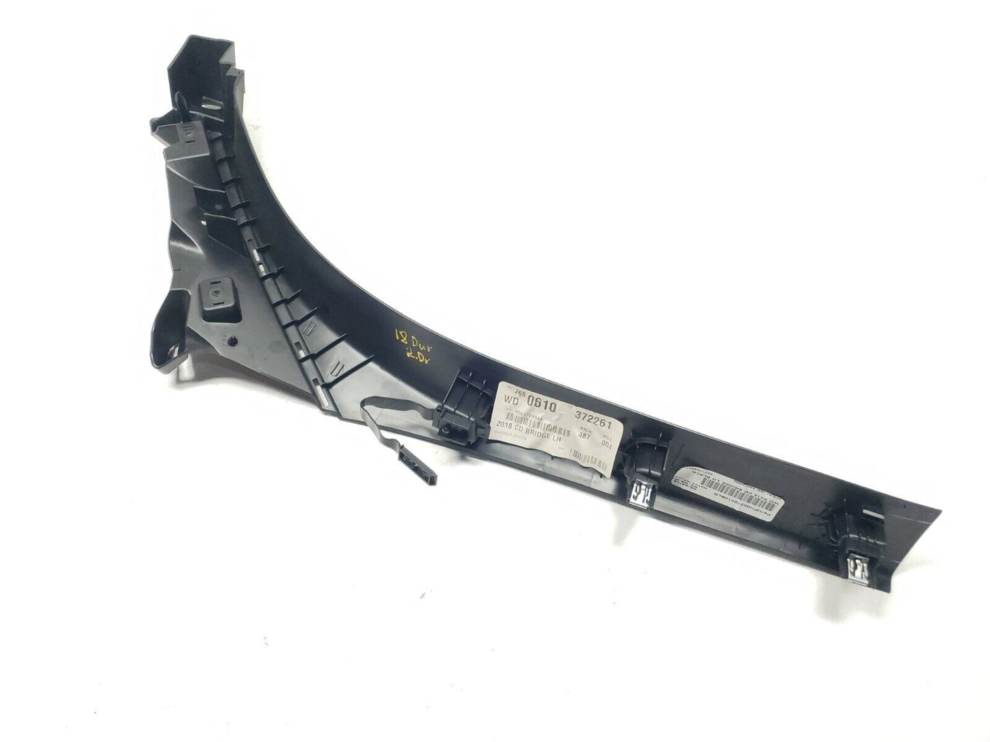 16 17 18 19 20 Dodge Durango Rear Left Quarter Panel D Pillar Upper Cover OEM