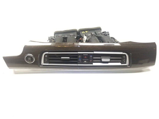 09 10 11 12 BMW 750li Dash Center Air Vent Panel W/ Start & Hazard Switch OEM
