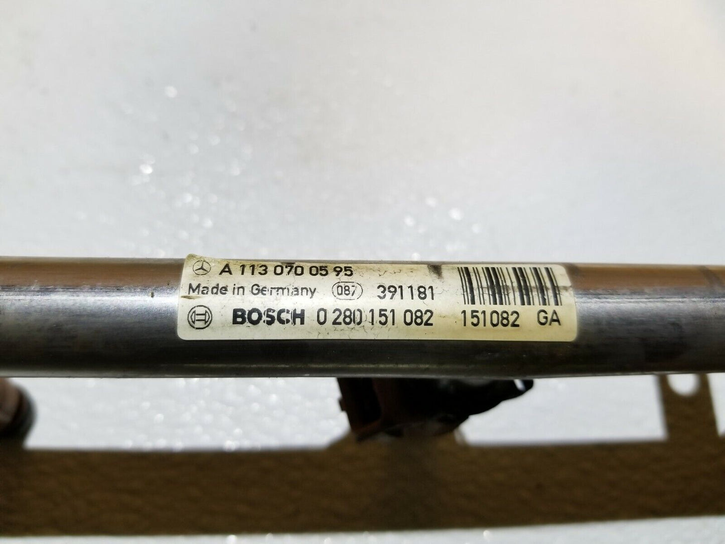 03 04 05 06 Mercedes CL500 Fuel Rail W/ Injectors OEM M113 5.0l