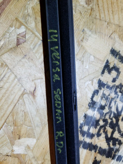 14 15 16 17 Nissan Versa Sdn Rear Left Driver Door Window Belt Seal Molding OEM