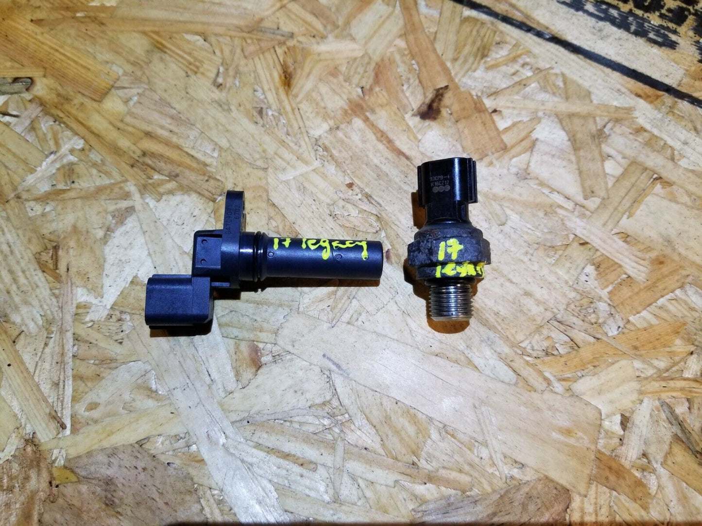 16 17 Subaru Legacy 2.5l Crankshaft Oil Pressure Sensor 2pcs OEM 10k Miles