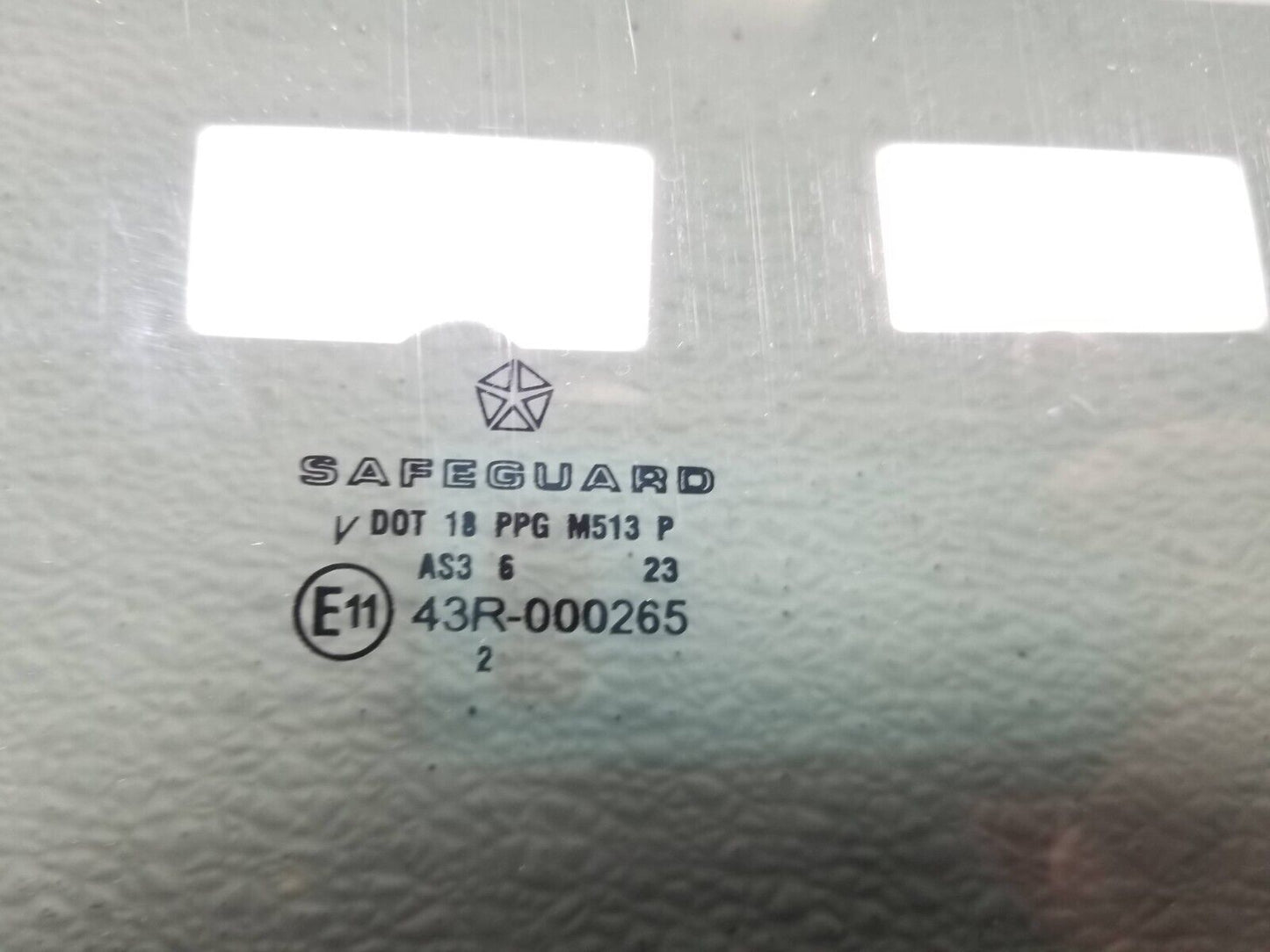 2006 - 2010 Jeep Grand Cherokee Rear Door Window Glass Passenger Right Side OEM