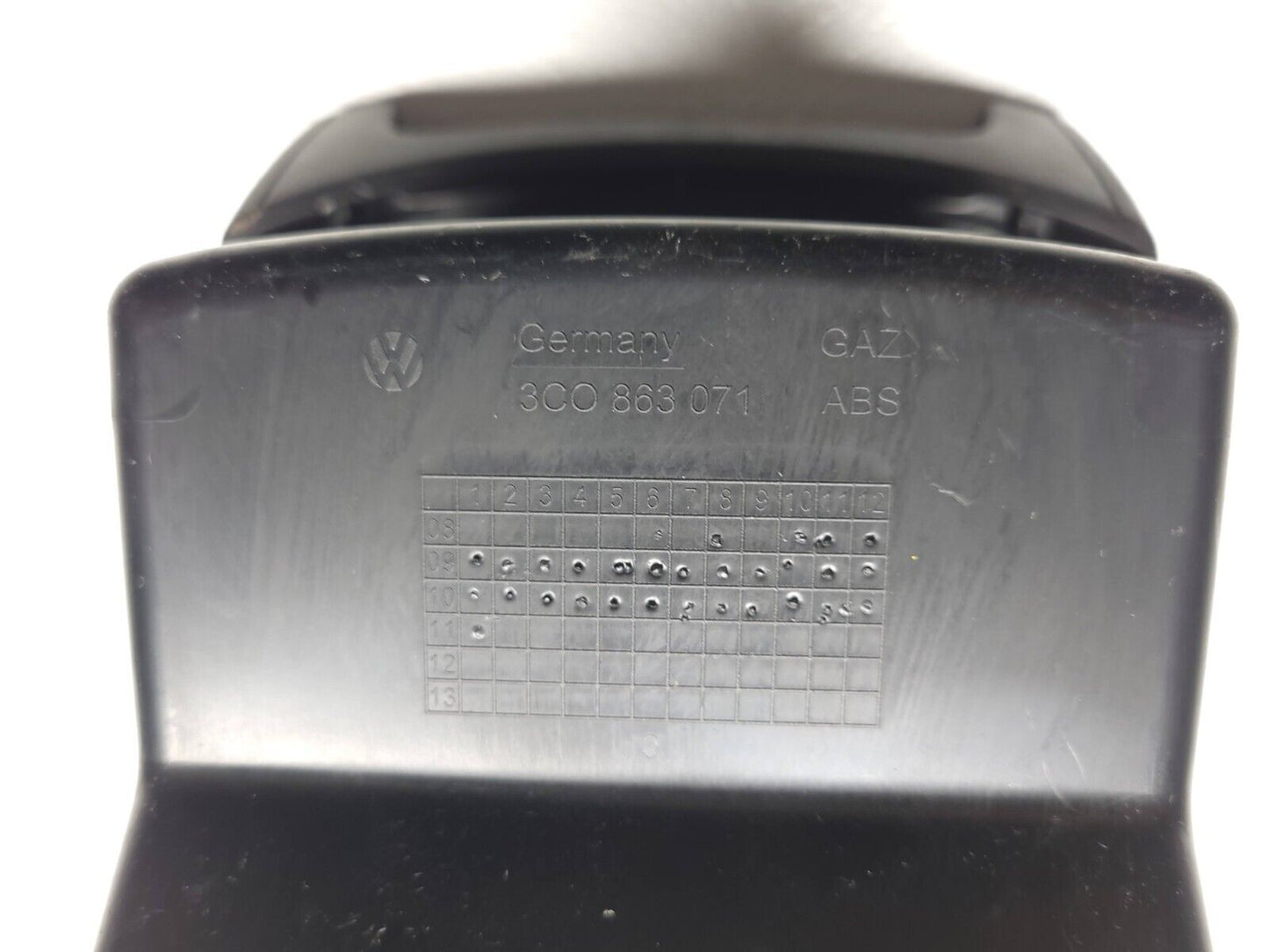 09 10 11 12 Volkswagen Cc Center Console Storage Bin 3c0863071 OEM