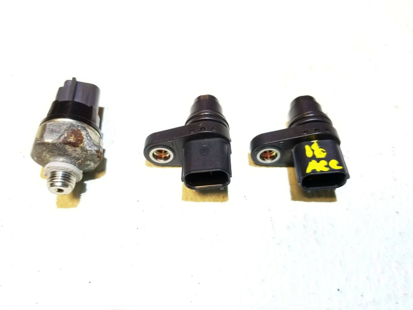 13 14 15 Honda Accord 2.4l Oil Pressure Camshaft Sensror 3pcs OEM 74k Miles