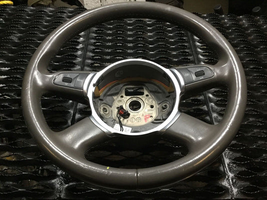 04 05 06 07 08 09 Audi A8 D3 Steering Wheel Leather 4 Spoke OEM 4e0000124a